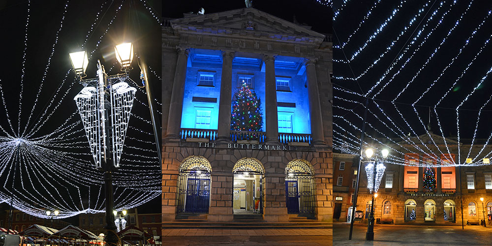 christmas newark Festive lights/festive lighting/rgb festoon/dmx